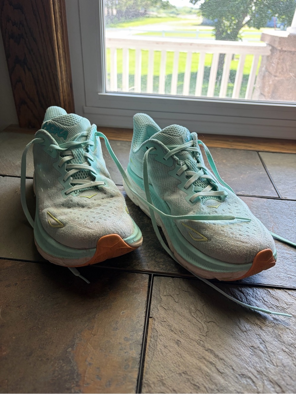 HOKA Women’s Mint Lightweight Running Shoes - Picture 3 of 5